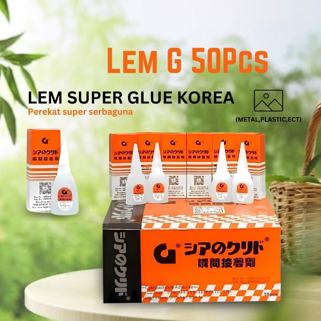 

Lem Korea Super Glue Korea | Lem G super korea | lem perekat kuat | lem Korea kuat