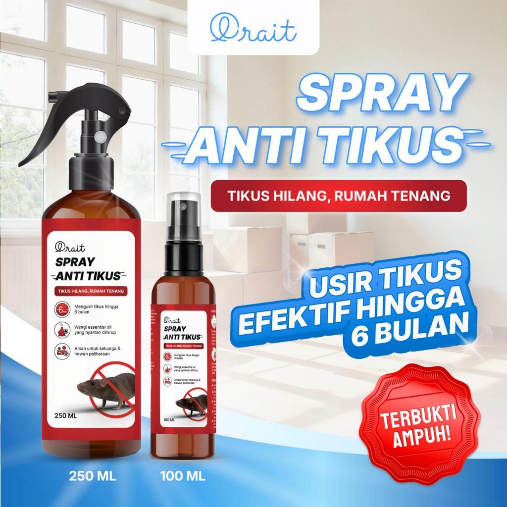 

OLRAIT Spray Anti Tikus 250 ML Premium
