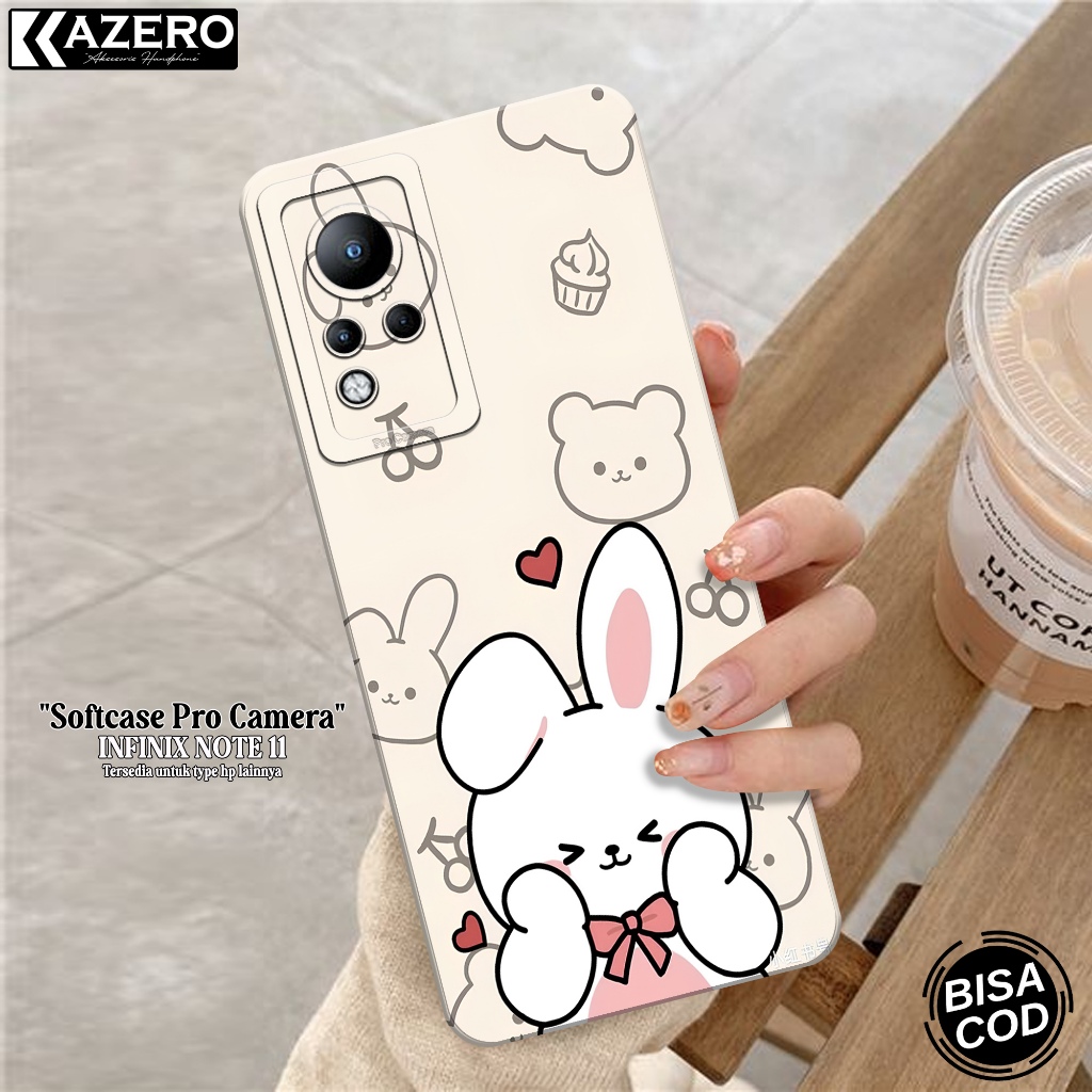 Softcase Hp INFINIX NOTE 11 Terbaru - Fashion Case Kartun - Case INFINIX NOTE 11 - Silikon Pro Camer