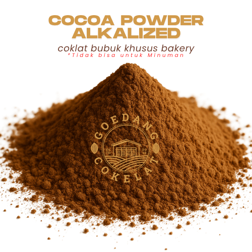 

Cokelat Bubuk 500gr Murni Tanpa Gula Cocoa Powder Alkalized Brown Khusus Baking & Olahan Kue IK3