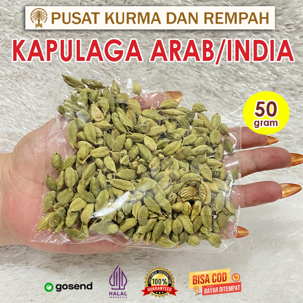 

Kapulaga Arab / India 50gr - kapulaga Hijau - SUPER PREMIUM tersedia 10gr & 25gr