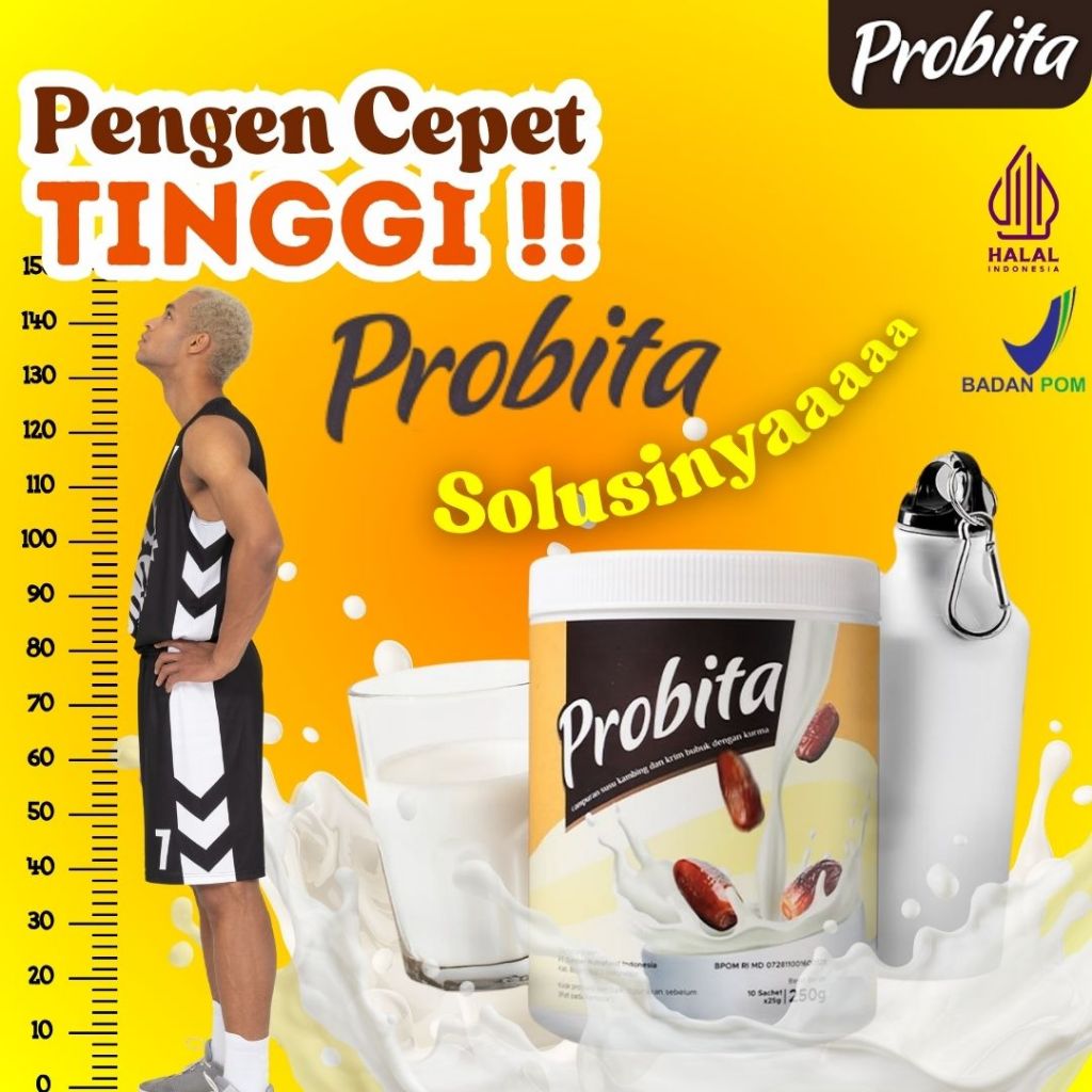 

PROBITA - Susu Kurma Peninggi Badan Untuk Remaja & Dewasa - 300gr