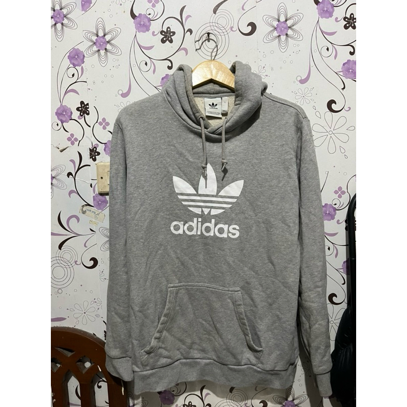 Hoodie Adidas Trefoil grey