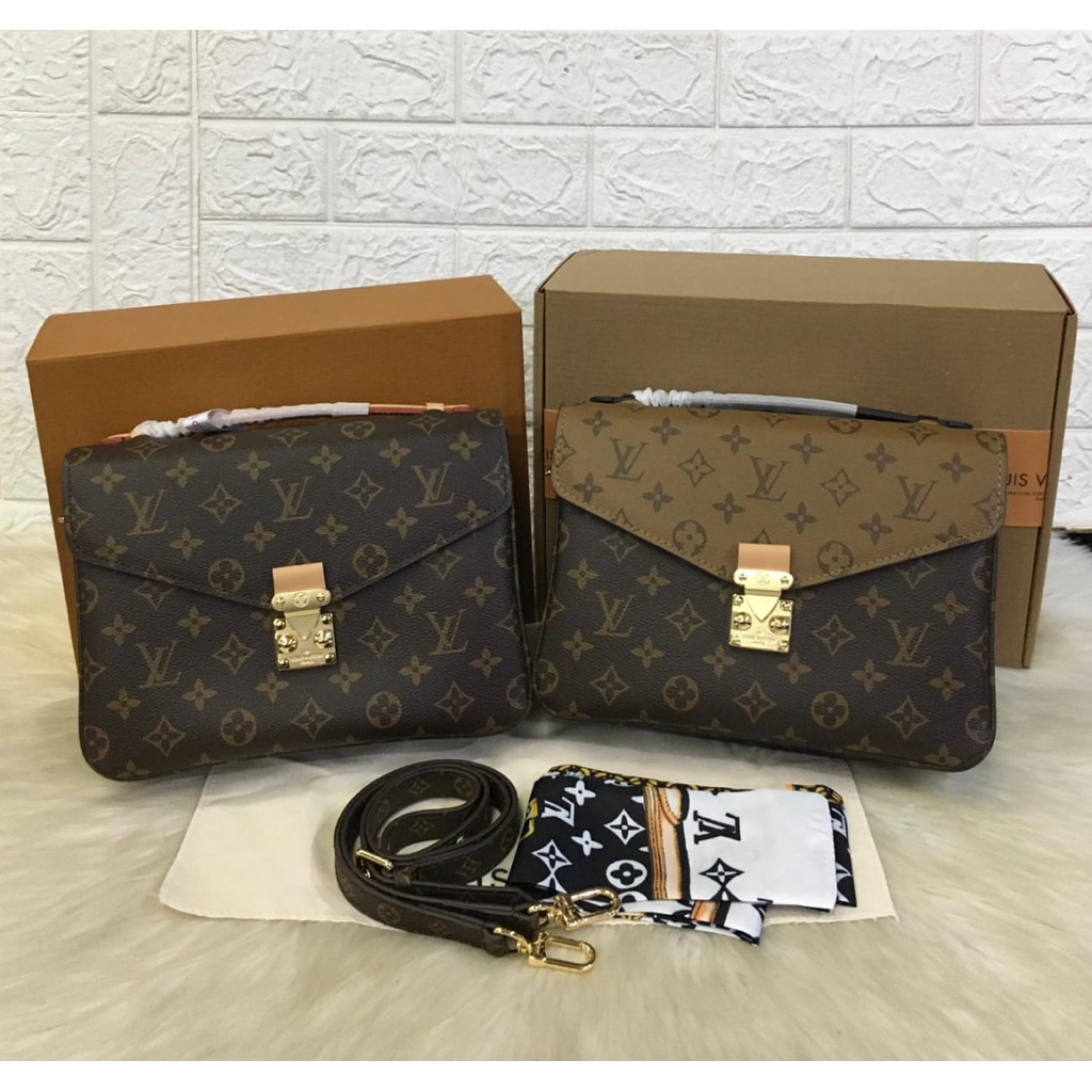 LV Metis Monogram Pochette 40780 / M40780 with Magnet Box (Double Box)