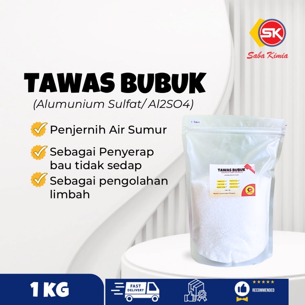 Tawas | Tawas Bubuk | Penjernih Air Sumur 1 Kg