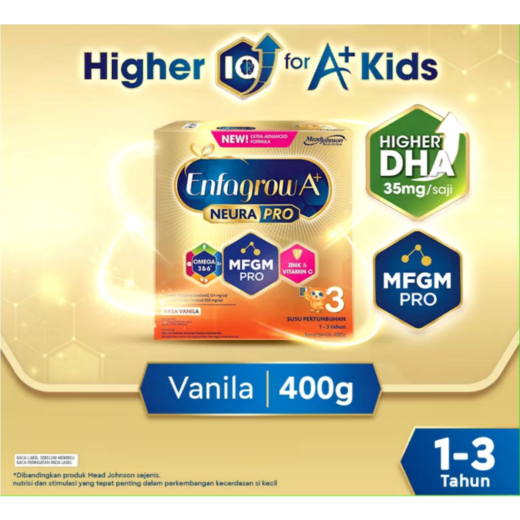 

PRELOVED Enfagrow A+ 3 Susu Formula Anak 1 - 3 Tahun Vanila 400gr x 1