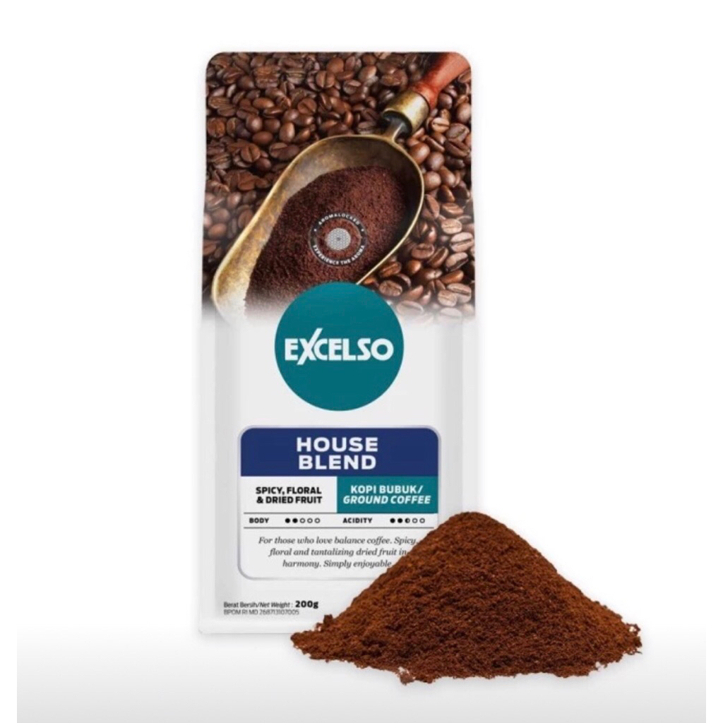 

EXCELSO KOPI BUBUK HOUSE BLEND- Kopi Bubuk Excelso
