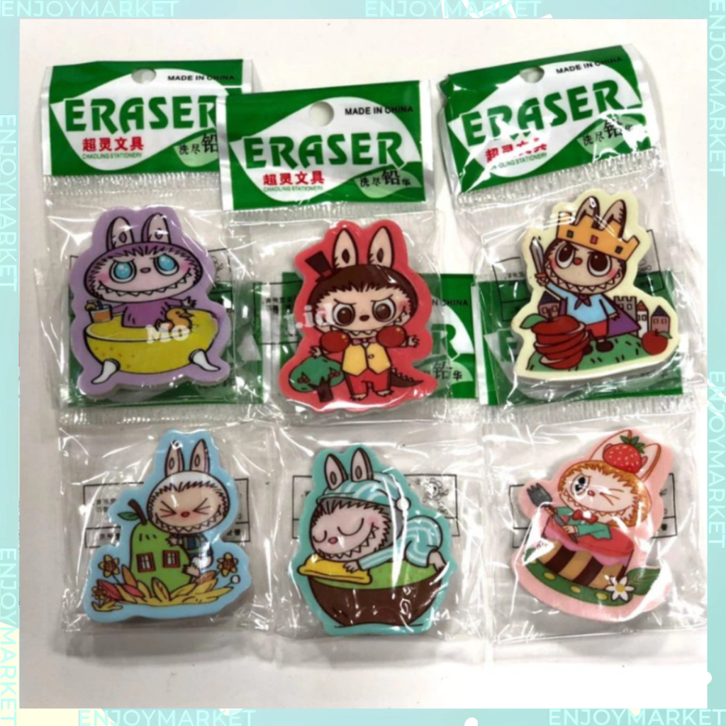

Eraser Pensil Karakter Lucu Penghapus Motif Labubu AT44