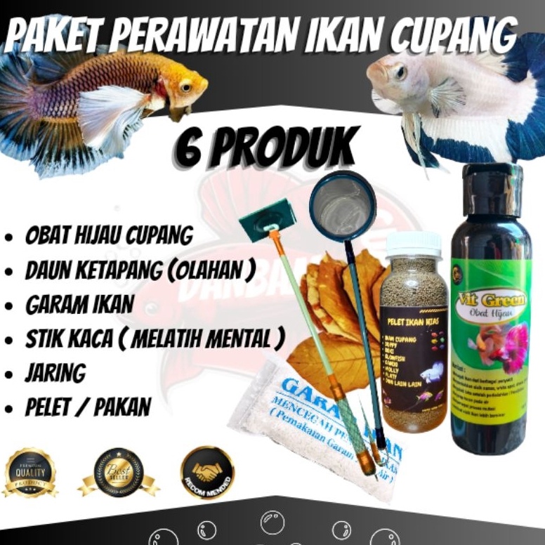KODE N7E Paket perawatan ikan cupang