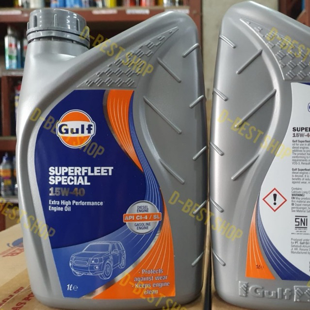 Oli Mobil bensin dan Diesel GULF 15w/40 - 1 liter