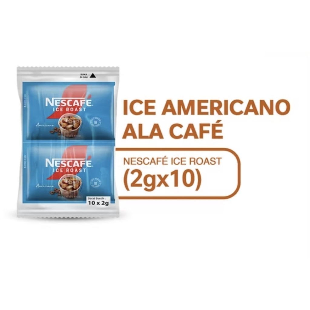 

Nescafe Ice Roast 10 Sachet x 2gr / Kopi Nescafe Ice Roast Bisa Larut di Air Dingin