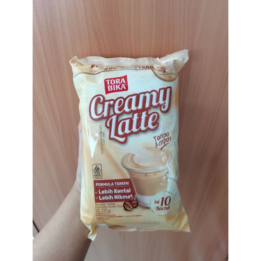 

Torabika Creamy Latte tanpa ampas isi 10 sachet