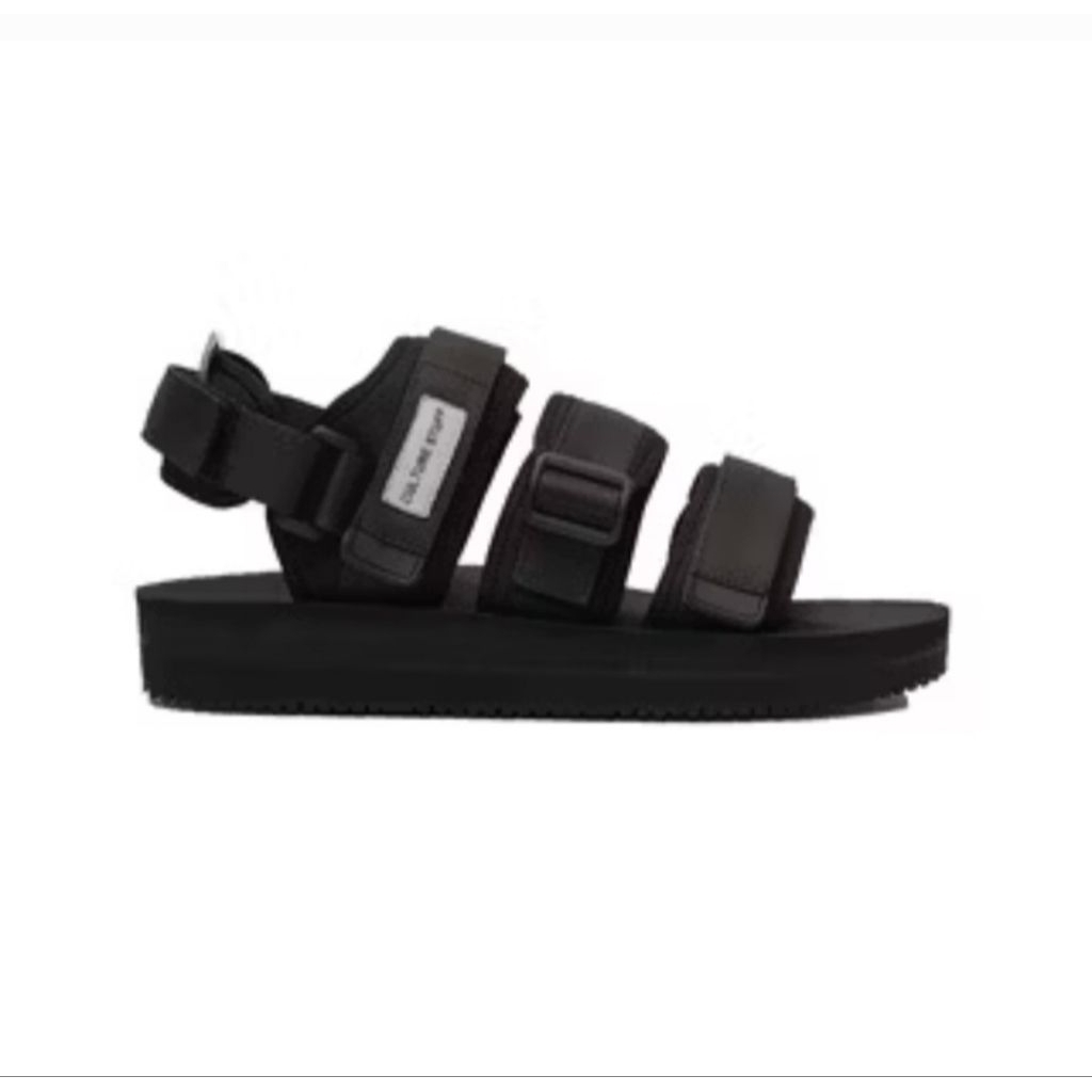 Culture Stuff - Subi All Black - Sepatu Sandal Traveling
