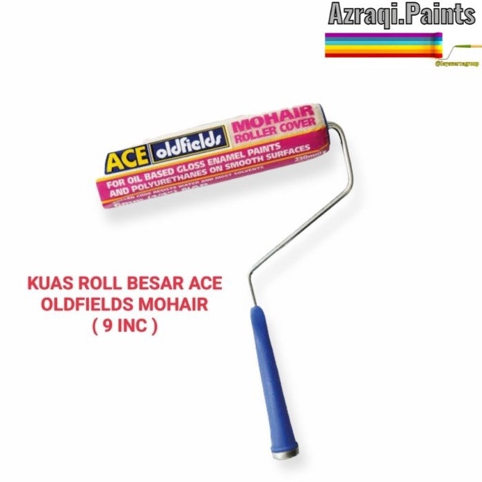 

KODE V88R KUAS ROLL BESAR EPOXY ACE OLDFIELDS MOHAIR 9 INC