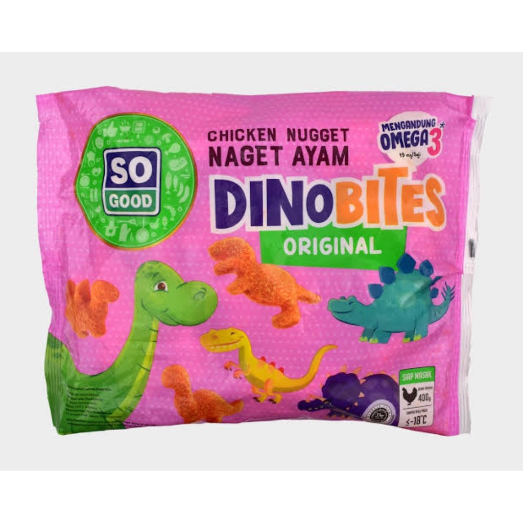 

Naget Dino Bites So Good Original 400gr