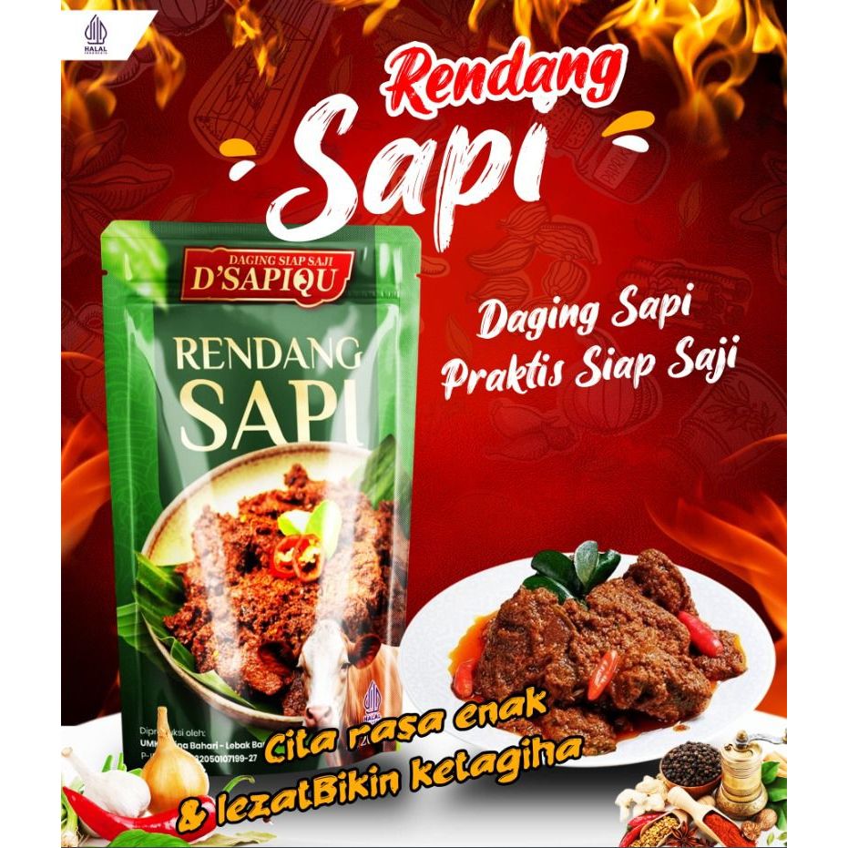 

Sapi Rendang Daging Sapi Praktis Siap Saji