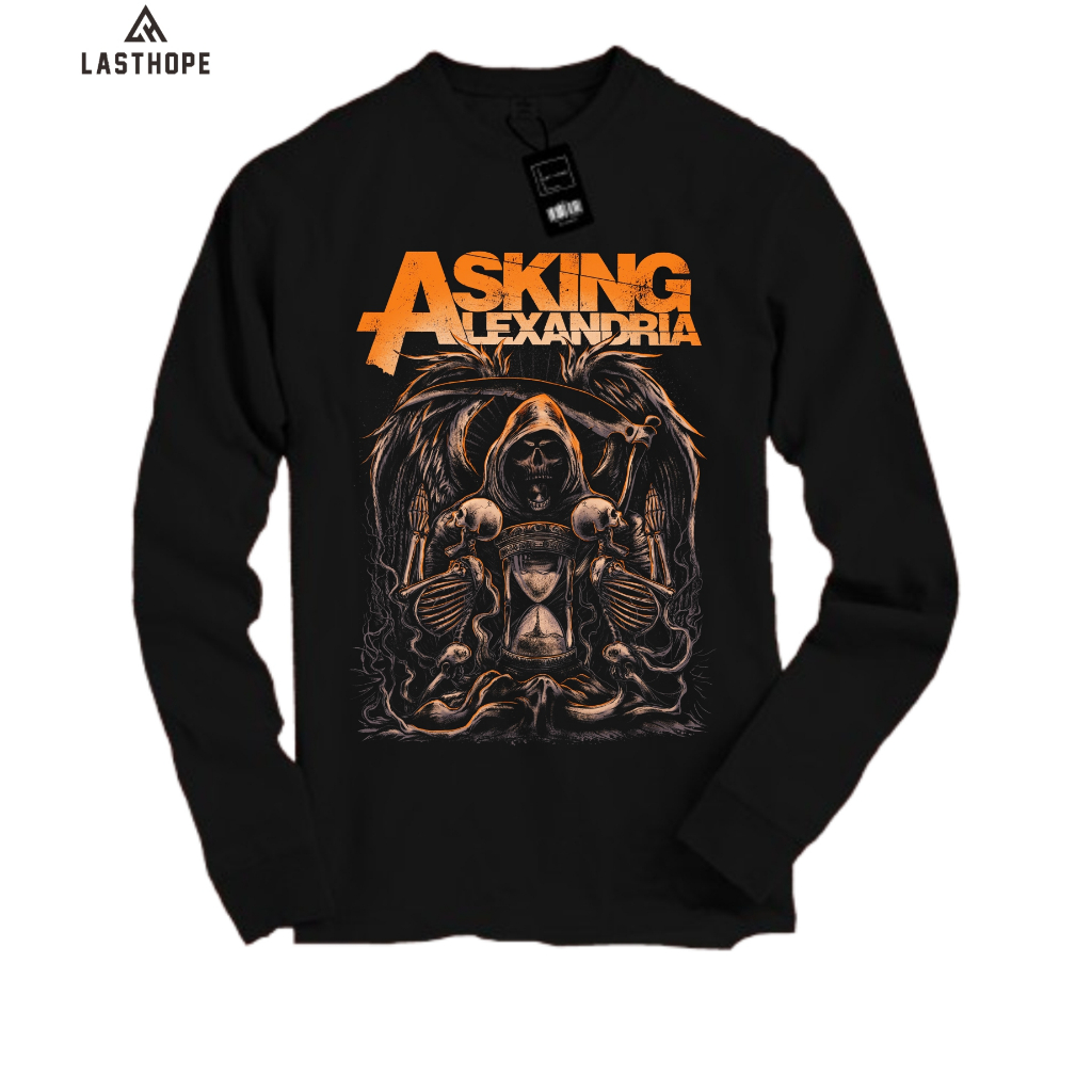 Kaos Band Asking Alexadria Lengan Panjang Jumbo XXL 3XL 4XL 5XL 6XL 7XL Baju Band Metal