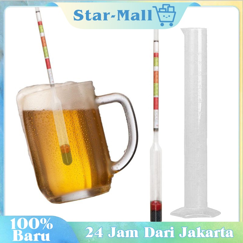 1Set Alat Ukur Kadar Alkohol /  Alcohol Tester / Alat Ukur Kepadatan Alkohol