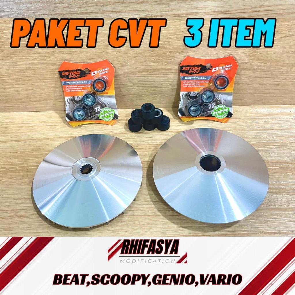 PAKET CVT 3 ITEM. CVT FULL. BEAT, SCOOPY, GENIO, VARIO