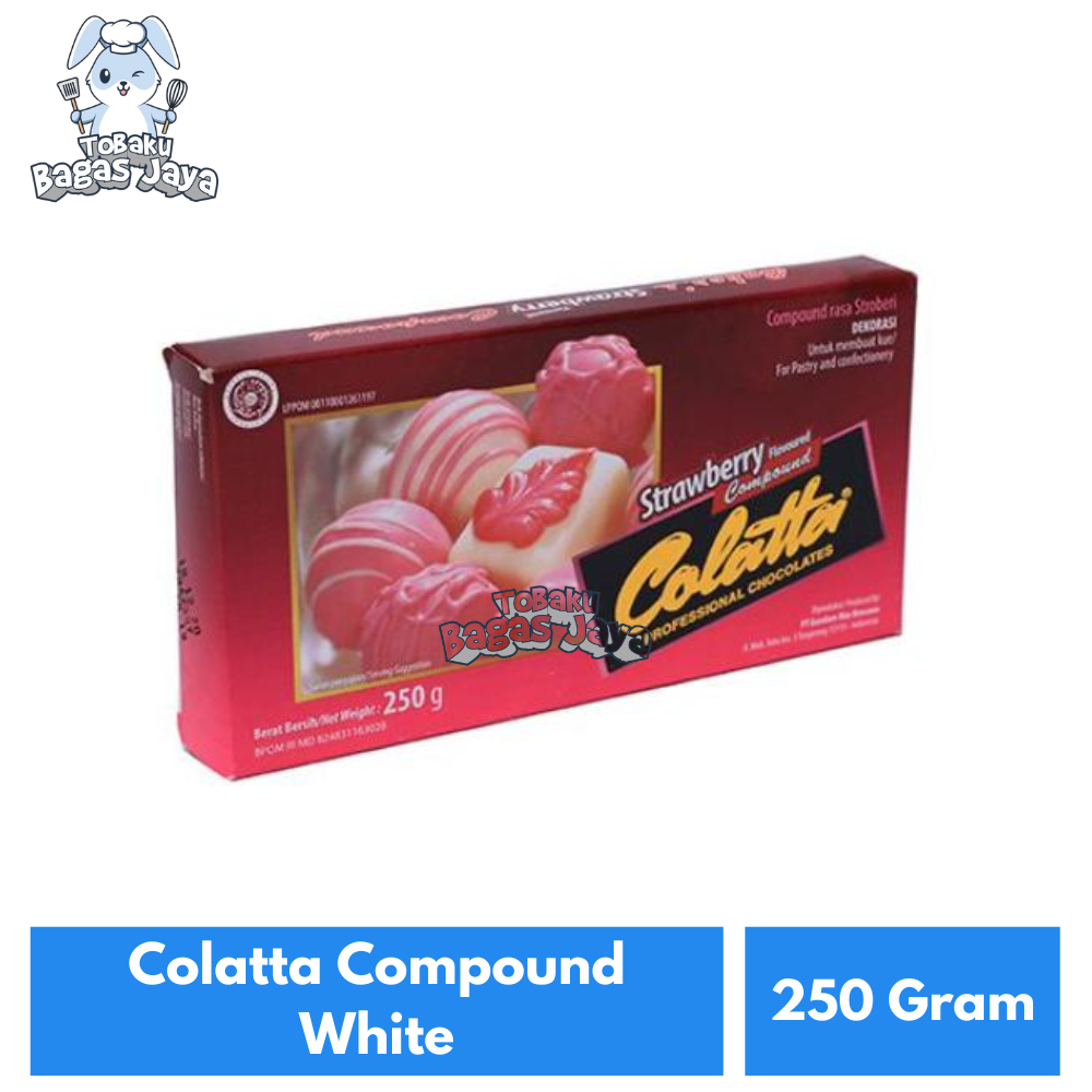 

Coklat Batang Colatta Compound Cokelat Strawberry 250 Gram