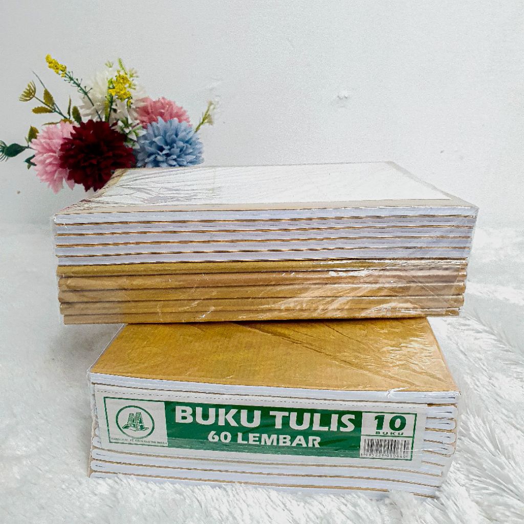 

buku tulis premium 40 lembar 1 lusin isi 10 buku + bonus