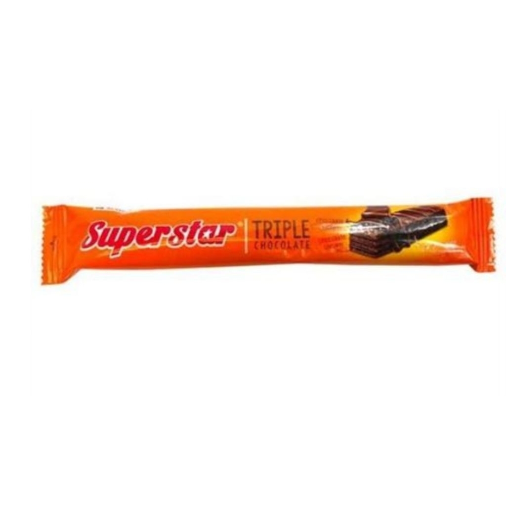 

Superstar Wafer Cokelat 12,5 gram ( 1 pc )