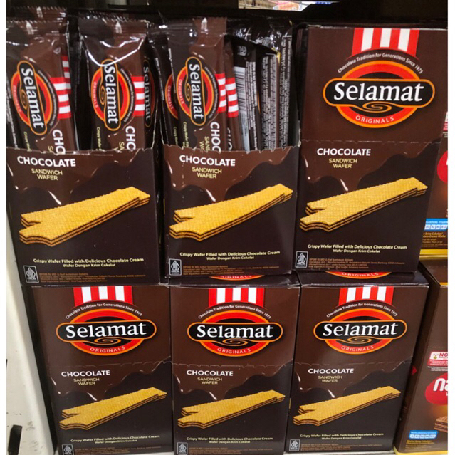 

Selamat Wafer Chocolate isi 20 per box
