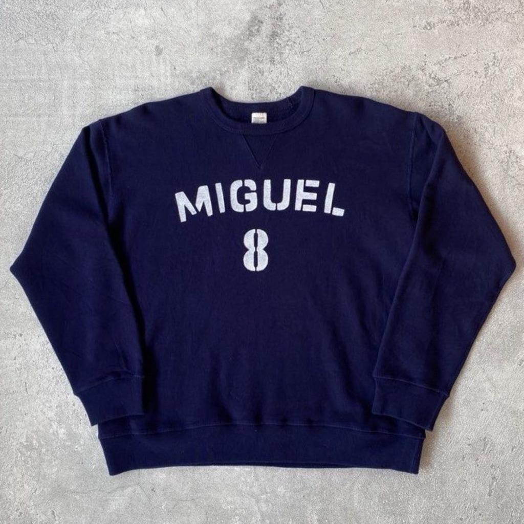 Thomas More “ Miguel 8 “ Crewneck Sweatshirt Navy
