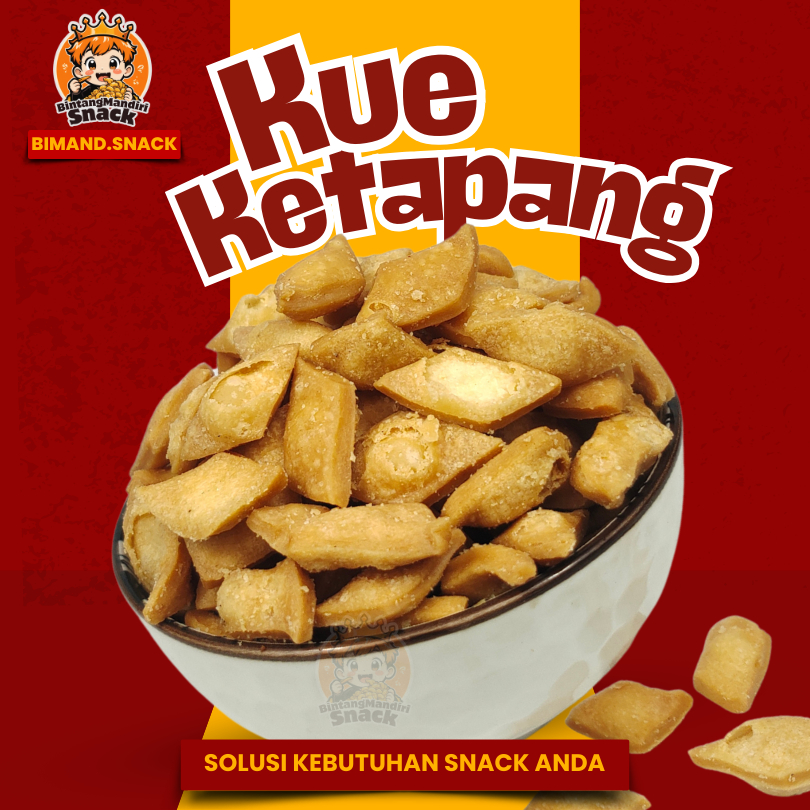 

Kue Biji Ketapang Manis Gurih Renyah 120gr Snack Kiloan Cemilan Murah Jajan Kiloan Camilan Bimand.Snack