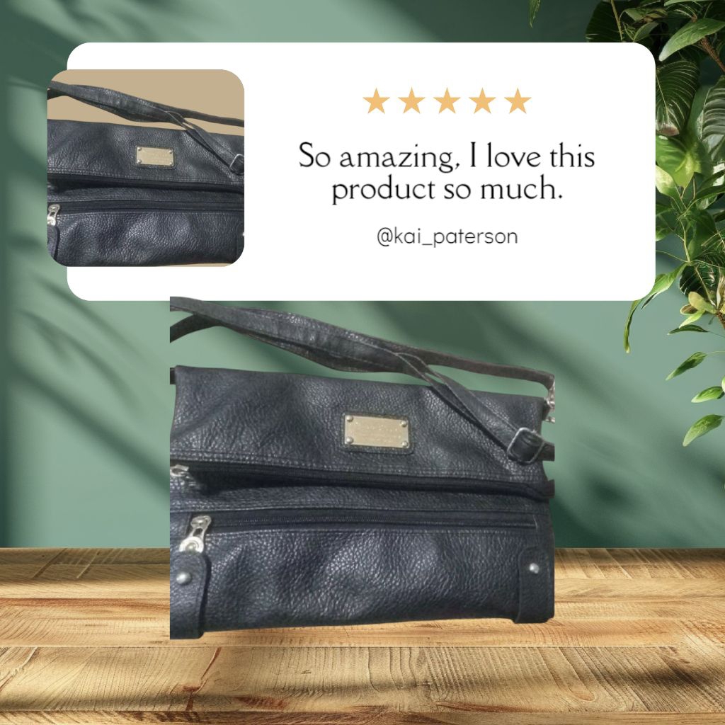 Tas Donkie Mania warna Hitam Besar