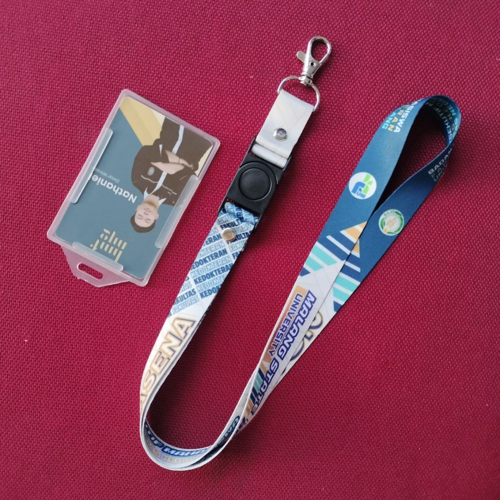 

Custom Lanyard Malang - Custom Lanyard 2 Sisi - Paket Lanyard Hemat - Custom Lanyard ID Card Malang
