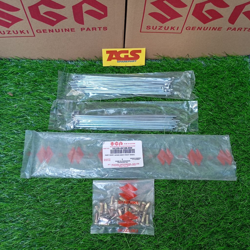 Jari jari ruji depan shogun 110 125 Satri 2tak smash Original SGP ring 17 55320-46100