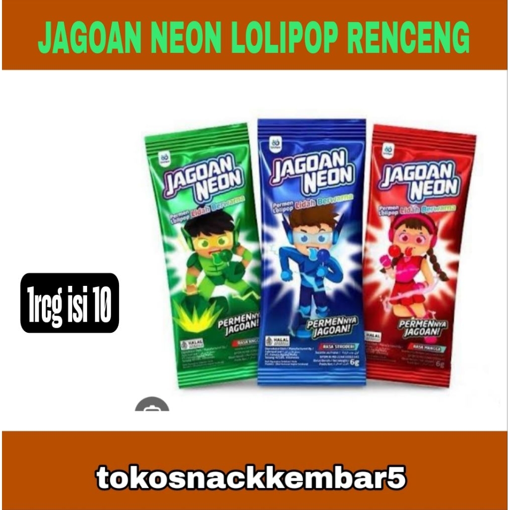 

Jagoan Neon Lolipop New renceng isi 10 ECER 1000