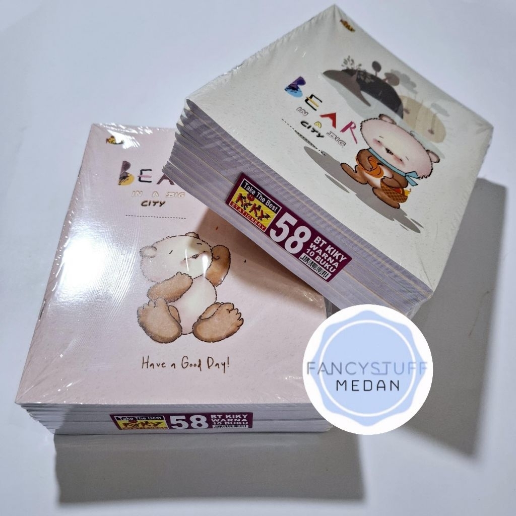 

Fancystuff - buku tulis kiky 58 lbr isi 10pcs /pack