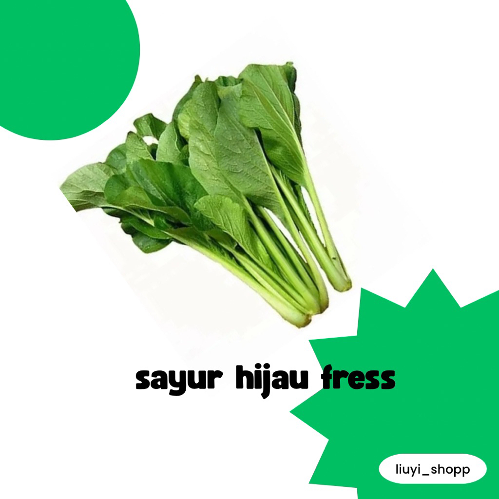 

sayur hijau segar / sayuran hijau per ikat