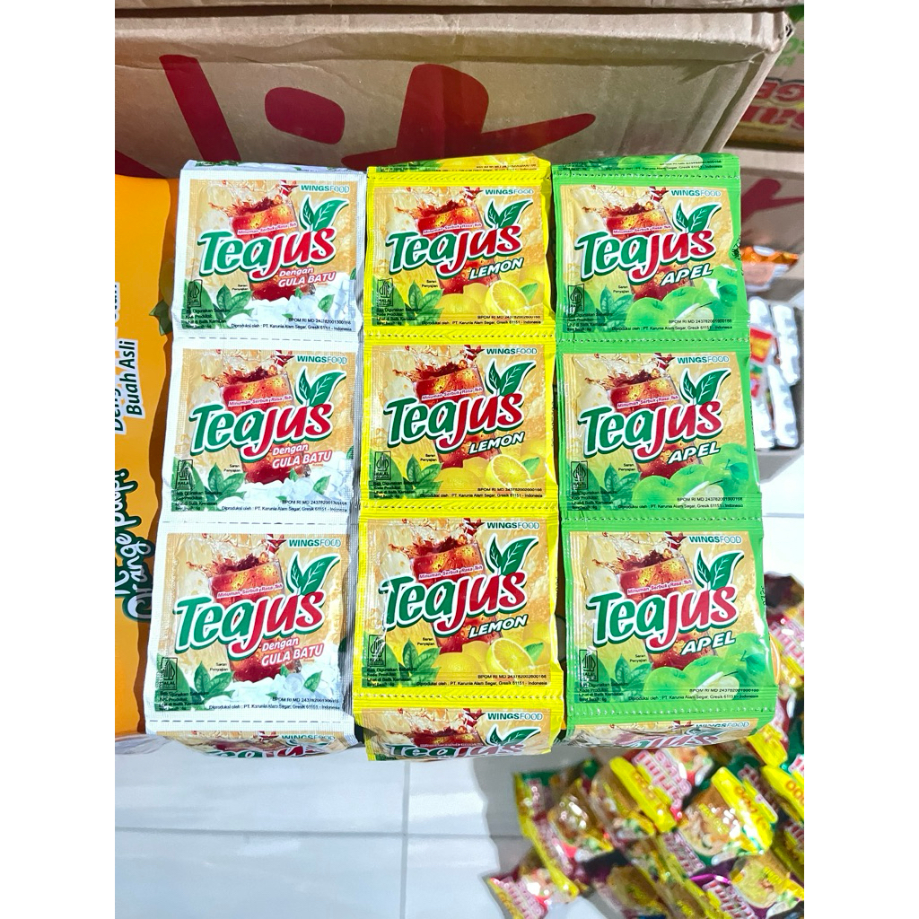 

Teajus minuman sachet 7g isi 10