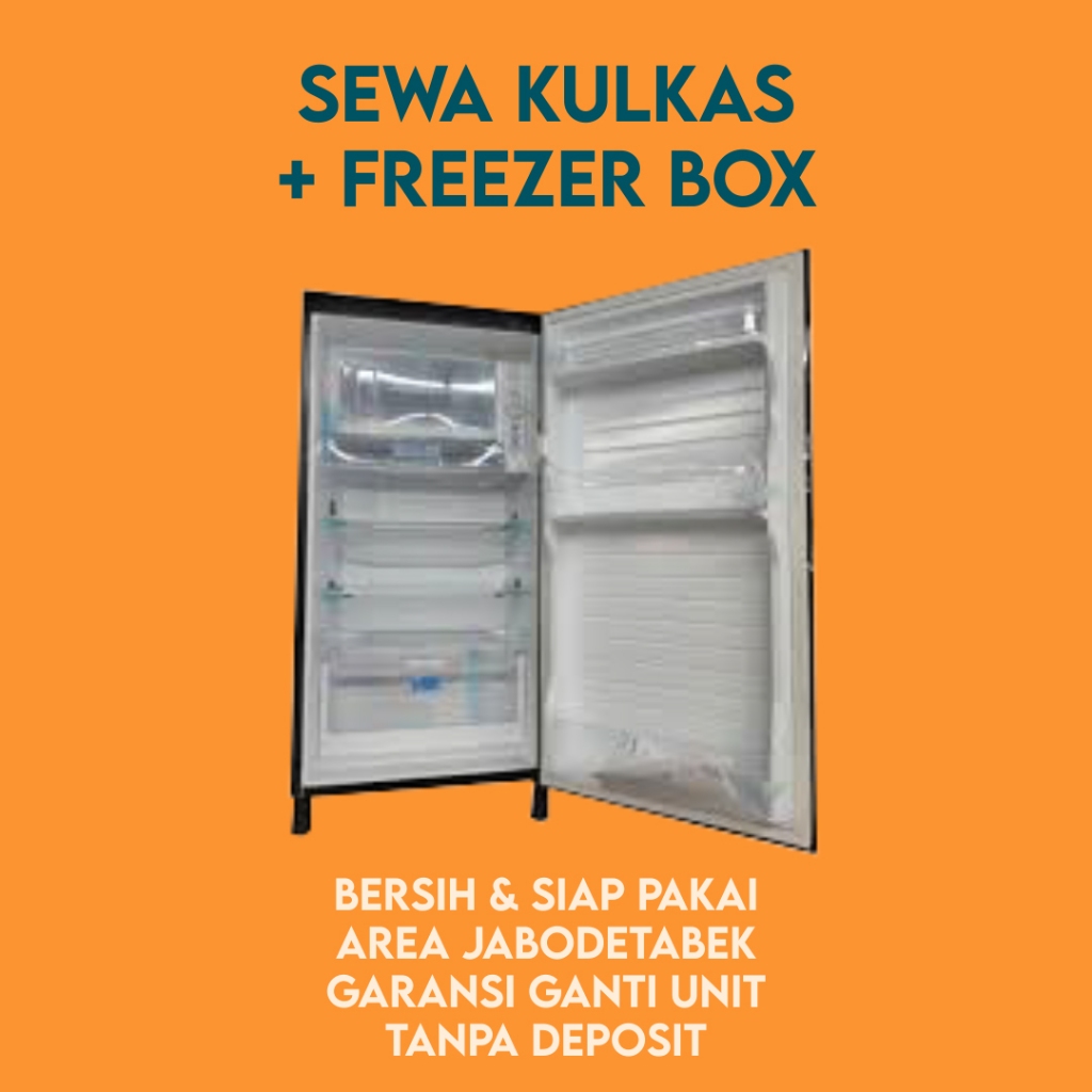 Sewa Kulkas 1 Pintu Untuk 3 Bulan PLUS FREE 1 Bulan
