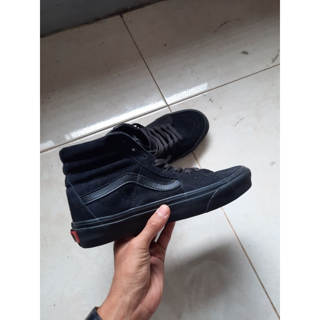 vans sk8 high full black