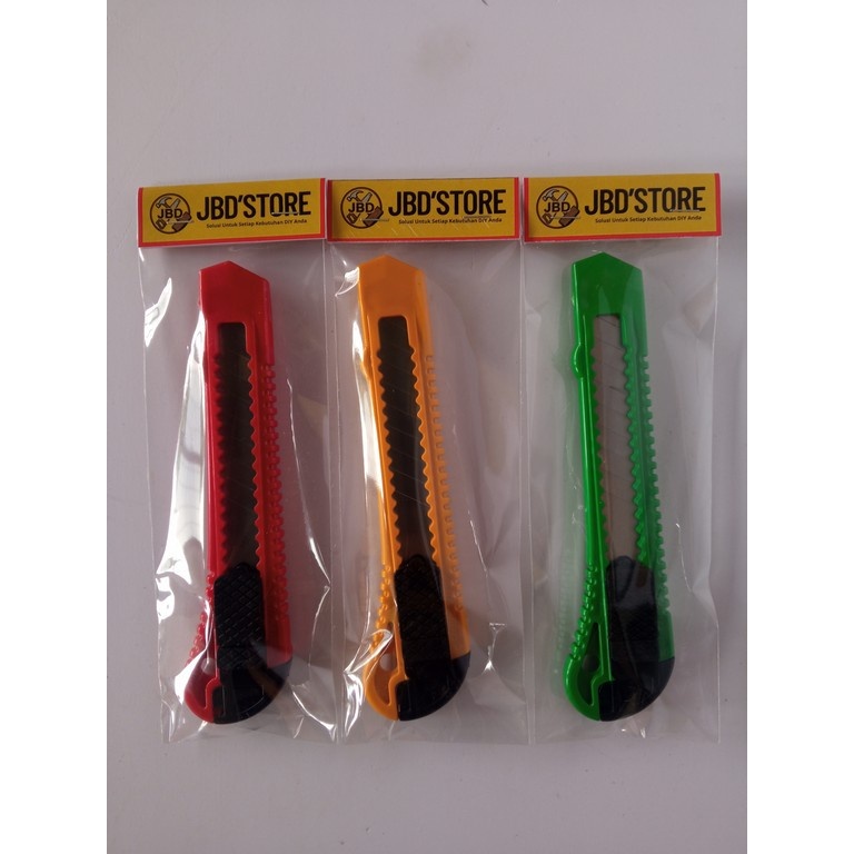 

Pisau CUTTER BESAR | Kater | Cutter Knife Sunreno Xtreme warna-warni satuan