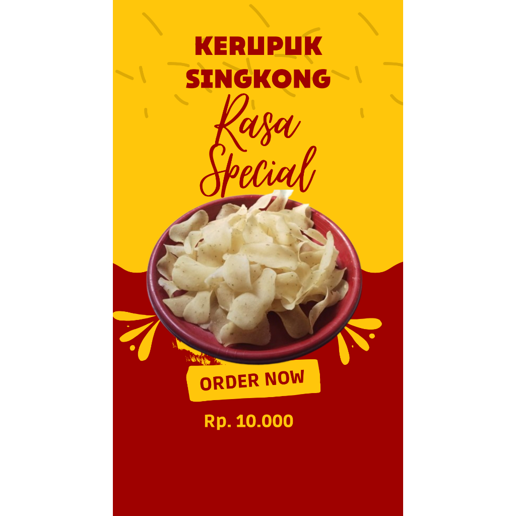 

Kerupuk Singkong Rasa Special Original
