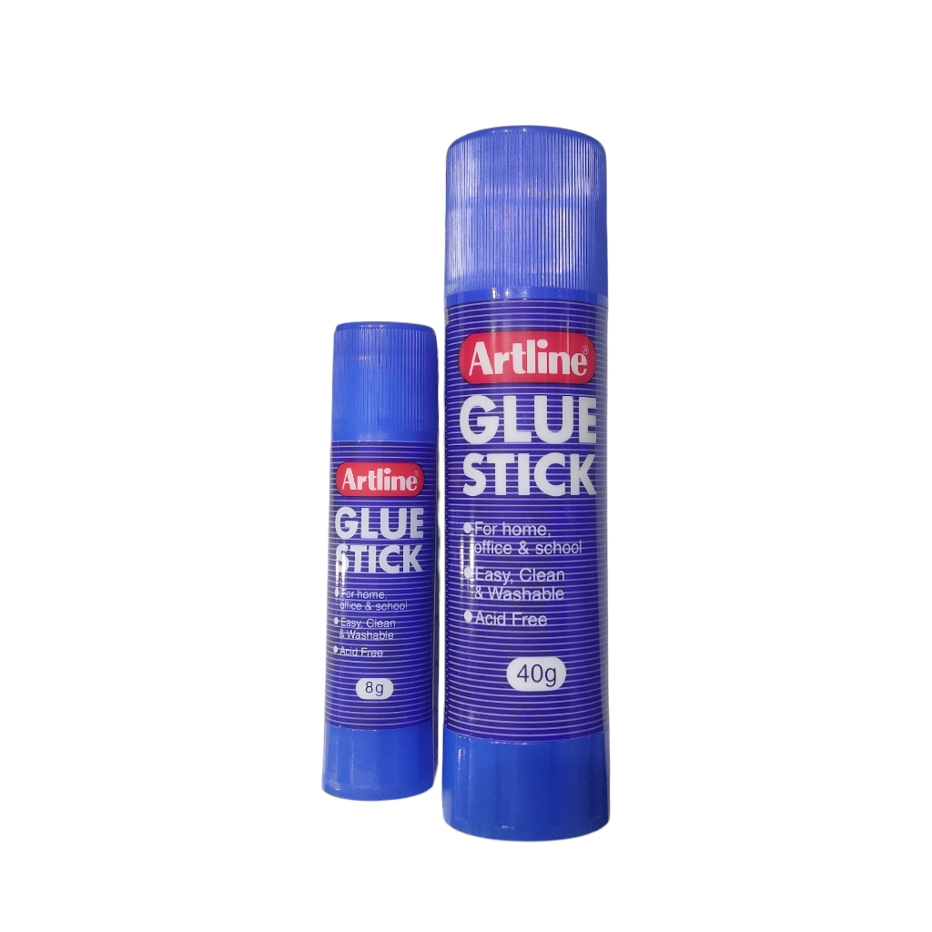 

Lem Kertas Stick / Glue Stick Artline Ukuran Kecil & Besar 8gr & 40g
