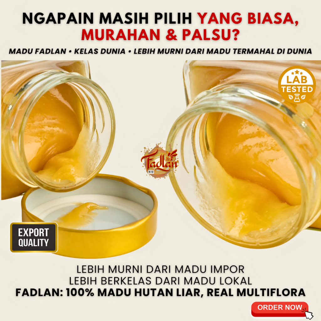 

Fadlan Madu Hutan Liar Kelas Dunia Murni Asli Multiflora