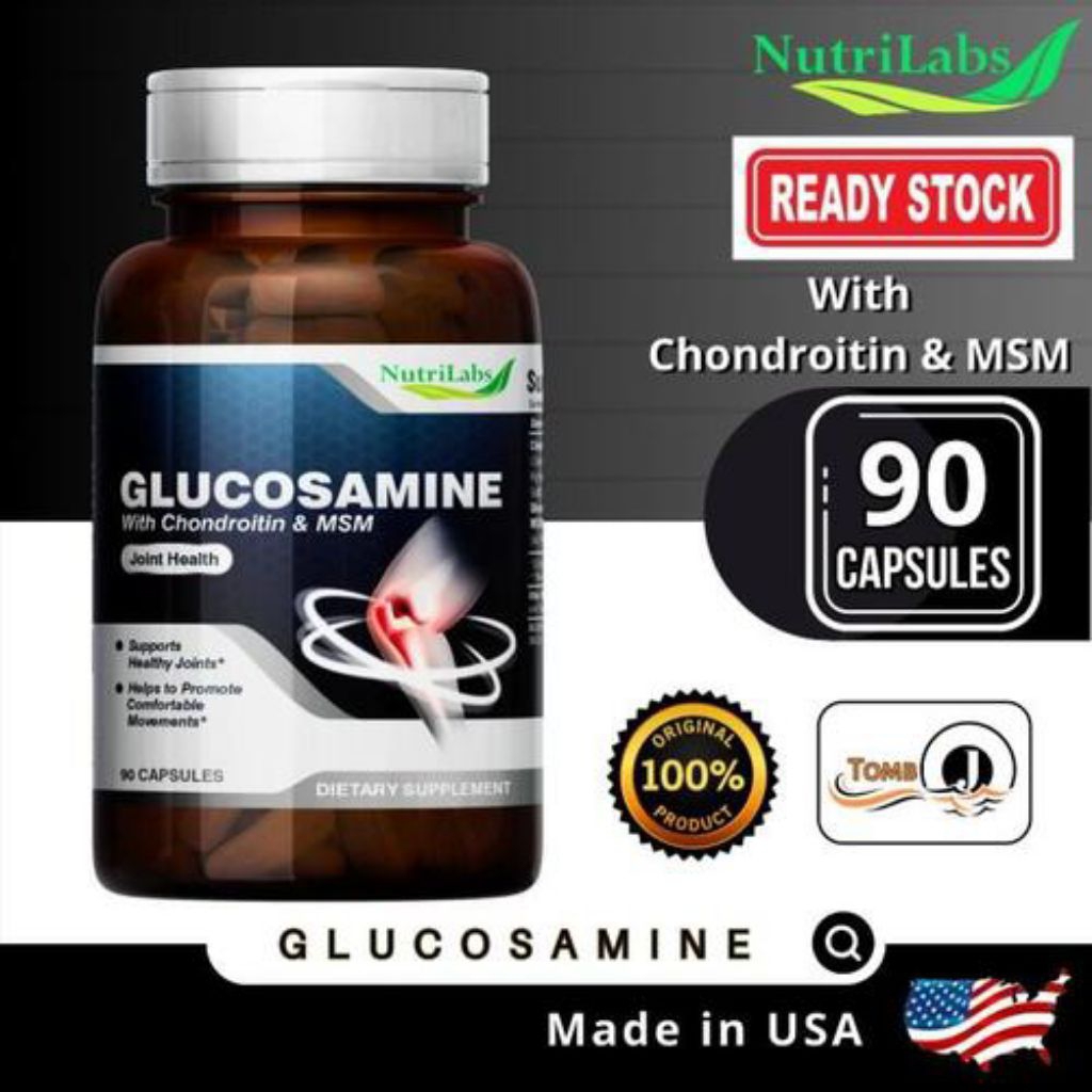 Nutrilabs Glucosamine Chondroitin MSM Suplemen Kesehatan Tulang Sendi