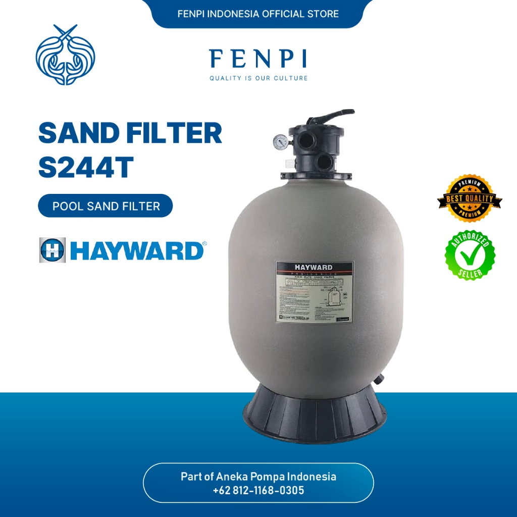 Hayward S244T Top Mount - Pool Sand Filter