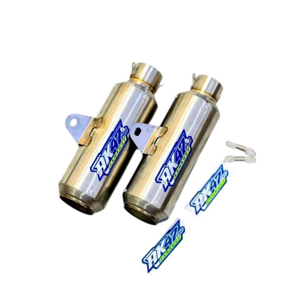 Silincer Knalpot AK47PRO Exhaust Original GRADE B. Type GP1 (FREE LASER NAMA)