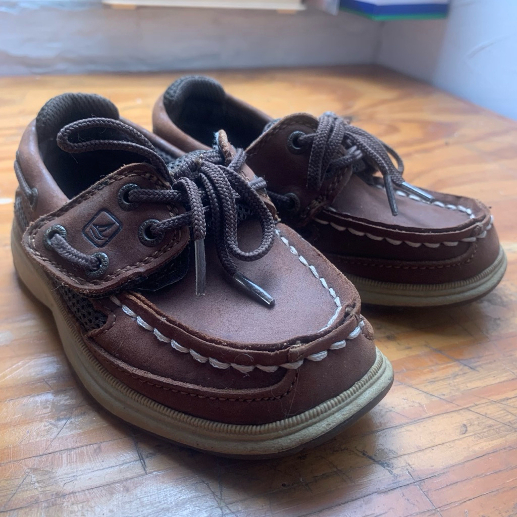 Preloved Sepatu Anak Sperry Top-Sider Kulit