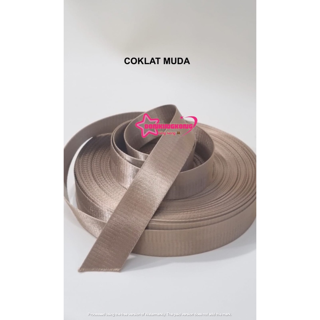 WEBBING TAS/ LISBAN TAS  4 CM NYLON / 1 METER DAN 5 METER