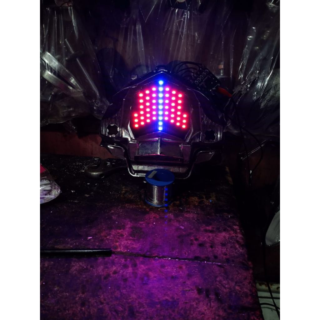 Lampu Stoplamp Running Supra X 125 new fi injeksi 2014-2017, 5 tr 8 mode otomatis