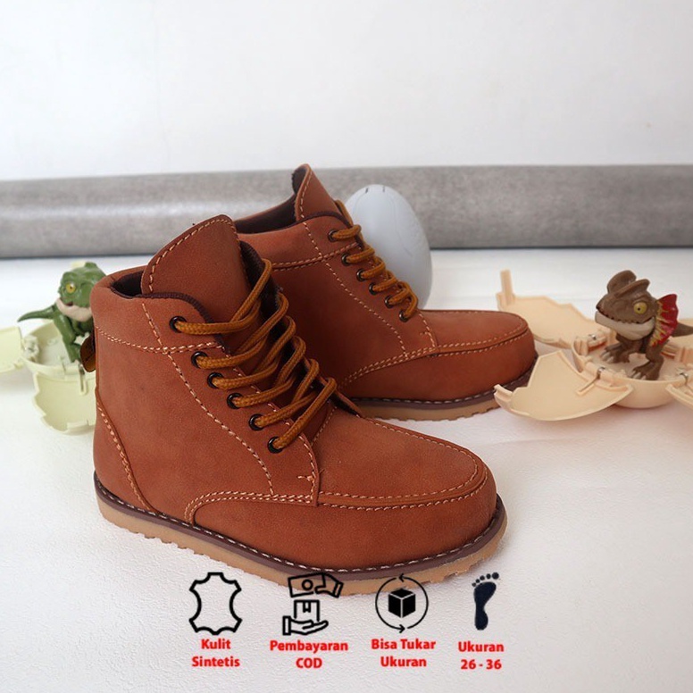 KODE W38H SEPATU BOOT AIR ANAK Sepatu Boots Anak Tinggi Terbaru  Sepatu Clasik Anak Perempuan dan La