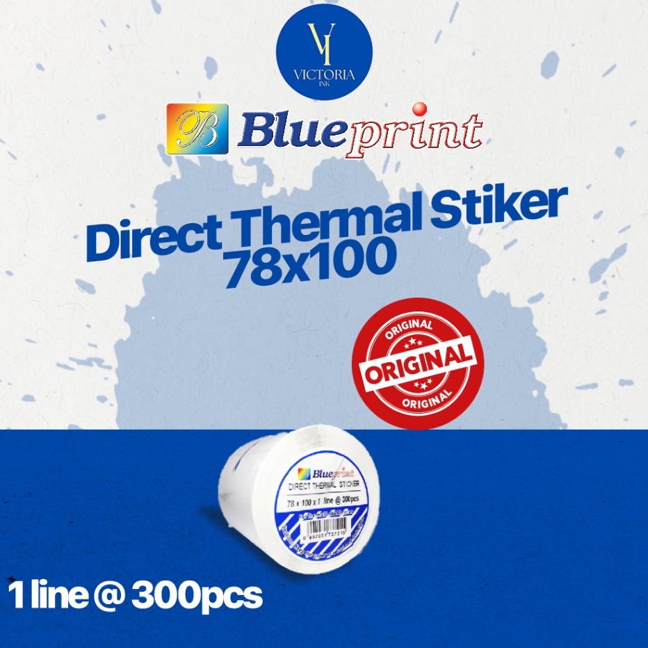

Direct Thermal Stiker Blueprint 78x1 isi 3pcs 78x1mm isi 3pcs Label 78x1